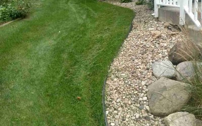 Photo of Amie P.'s yard after getting lawn care in Verona, WI