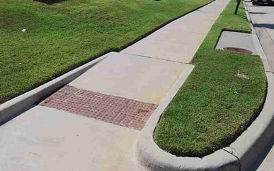 Photo of Hannah F.'s yard after getting lawn care in Denton, TX