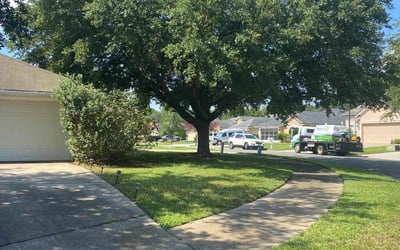 Photo of Vallery J.'s yard after getting lawn care in Green Cove Springs, FL