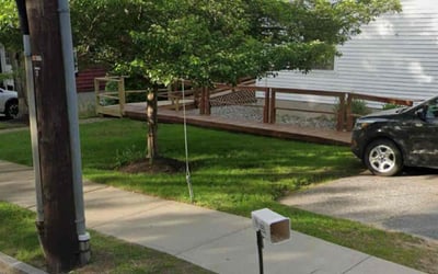 Photo of Pierre W.'s yard after getting lawn care in Brunswick, ME