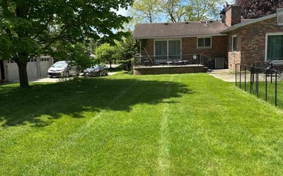 Photo of John H.'s yard after getting lawn care in Winter Haven, FL