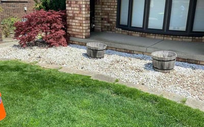 Photo of Robert F.'s yard after getting lawn care in Algonac, MI