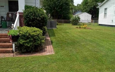 Photo of Kathleen C.'s yard after getting lawn care in Amelia Court House, VA