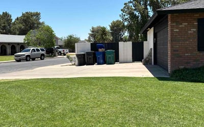 Photo of Walter D.'s yard after getting lawn care in Mesa, AZ