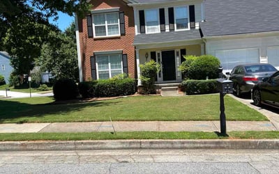 Photo of John T.'s yard after getting lawn care in Duluth, GA