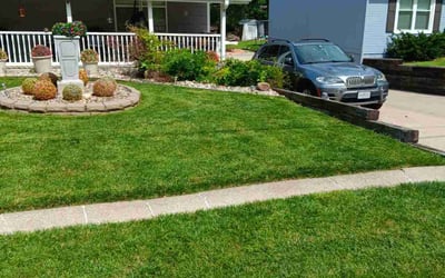 Photo of Sharon J.'s yard after getting lawn care in Raytown, MO