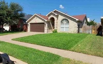 Photo of Janae Y.'s yard after getting lawn care in Fort Worth, TX