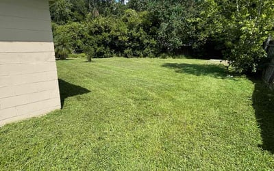 Photo of Nate J.'s yard after getting lawn care in Menomonee Falls, WI