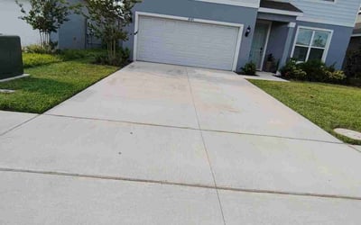 Photo of Dave K.'s yard after getting lawn care in West Roxbury, MA