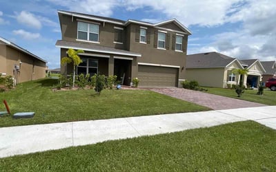 Photo of Brad D.'s yard after getting lawn care in Palm Bay, FL
