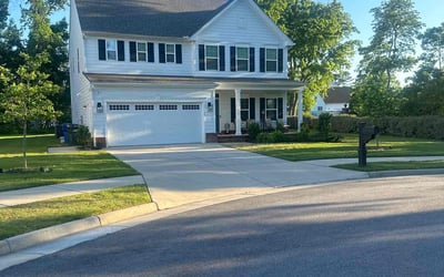 Photo of Michael P.'s yard after getting lawn care in Suffolk, VA