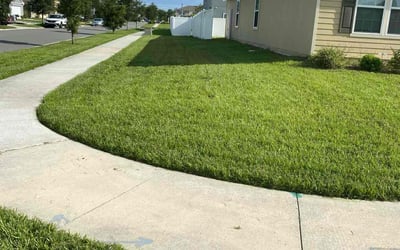Photo of Dan M.'s yard after getting lawn care in Pekin, IL