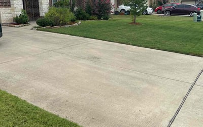 Photo of Karbohn M.'s yard after getting lawn care in Mesquite, TX