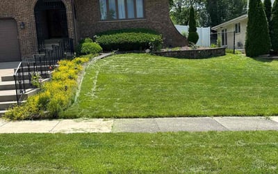 Photo of Teddy K.'s yard after getting lawn care in Palos Hills, IL