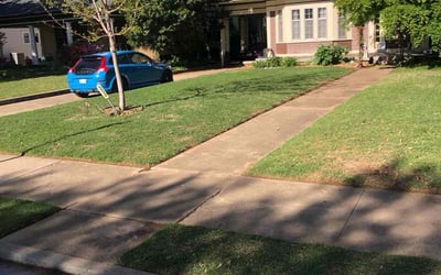 Photo of Adrienne G.'s yard after getting lawn care in Coweta, OK