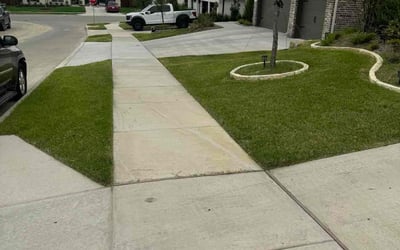 Photo of Grae R.'s yard after getting lawn care in Humble, TX