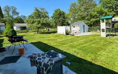 Photo of Cynthia S.'s yard after getting lawn care in Brockton, MA