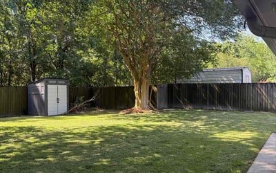 Photo of Chris J.'s yard after getting lawn care in Matthews, NC