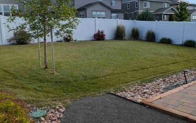 Photo of Nicole J.'s yard after getting lawn care in Fishers, IN