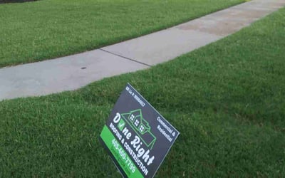Photo of Elaine B.'s yard after getting lawn care in Chickasha, OK