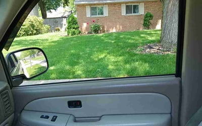 Photo of Jerry R.'s yard after getting lawn care in Bolingbrook, IL