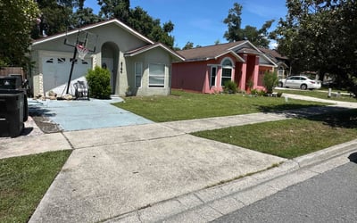 Photo of Britney J.'s yard after getting lawn care in Alton, IL