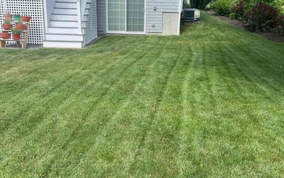 Photo of John D.'s yard after getting lawn care in Scituate, MA