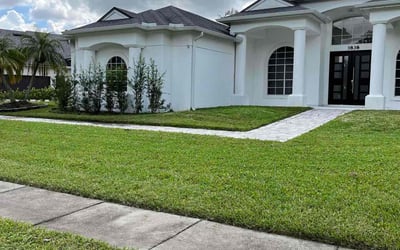Photo of Ethan F.'s yard after getting lawn care in Fairborn, OH