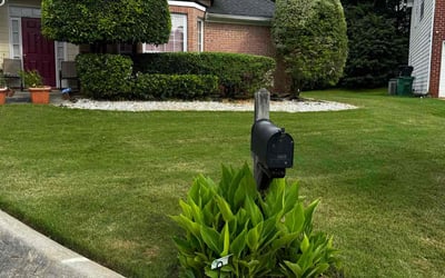 Photo of Cindy S.'s yard after getting lawn care in Terrell, TX