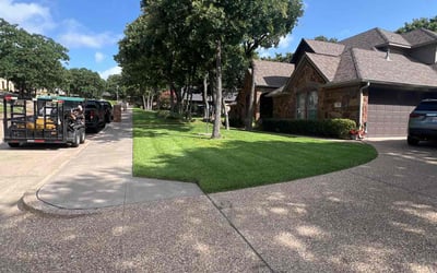 Photo of Jessi R.'s yard after getting lawn care in Mahwah, NJ