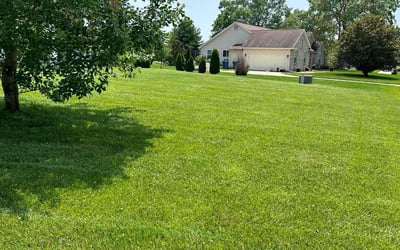 Photo of Christopher s.'s yard after getting lawn care in Alton, IL