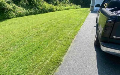 Photo of Daniel P.'s yard after getting lawn care in Collegeville, PA