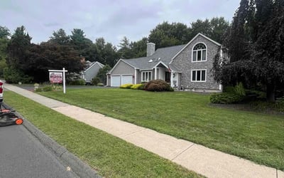 Photo of Virginia M.'s yard after getting lawn care in Centereach, NY