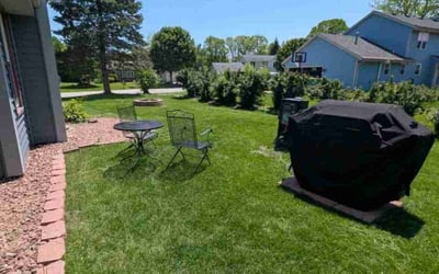Photo of Bernadette S.'s yard after getting lawn care in Golden, CO