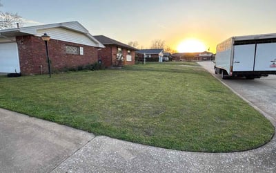 Photo of Sean J.'s yard after getting lawn care in Oklahoma City, OK