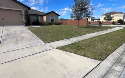 Photo of James L.'s yard after getting lawn care in Fargo, ND