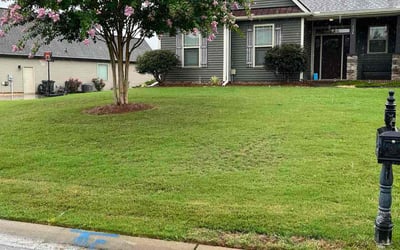 Photo of Kaitlynn W.'s yard after getting lawn care in Terrell, TX