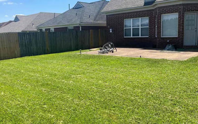 Photo of Gerald W.'s yard after getting lawn care in Bartlett, TN