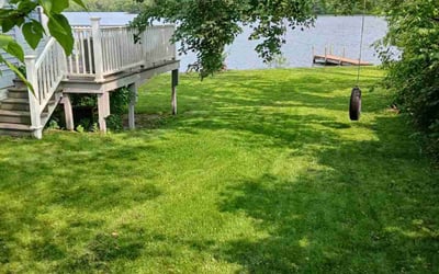 Photo of Alvin R.'s yard after getting lawn care in Gardner, MA