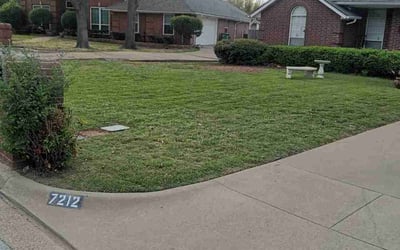 Photo of Dwaine T.'s yard after getting lawn care in Concord, NC