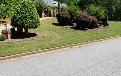 Photo of Jack S.'s yard after getting lawn care in Oxford, PA