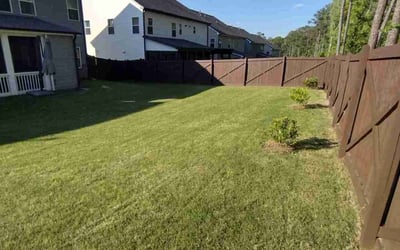 Photo of Brandon W.'s yard after getting lawn care in Lawrenceville, GA