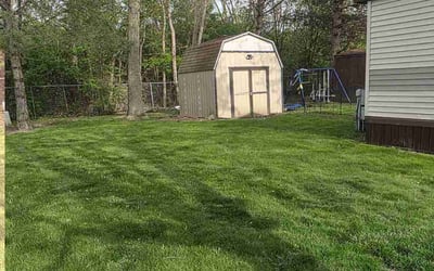 Photo of Uki J.'s yard after getting lawn care in Florence, SC