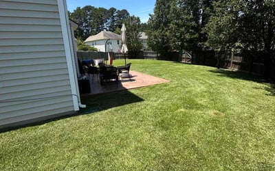 Photo of Christian S.'s yard after getting lawn care in Durham, NC