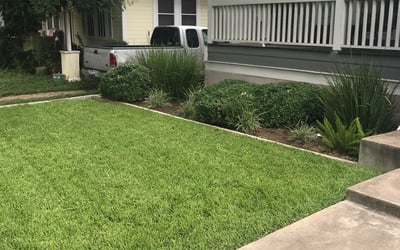 Photo of Katie L.'s yard after getting lawn care in East Saint Louis, IL