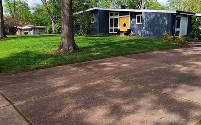 Photo of Mario R.'s yard after getting lawn care in Creve Coeur, MO