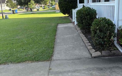 Photo of Cyndy G.'s yard after getting lawn care in Greenbrier, AR