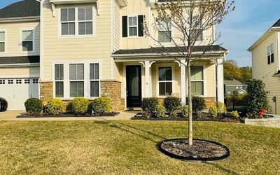 Photo of Nicole H.'s yard after getting lawn care in Bedford, OH