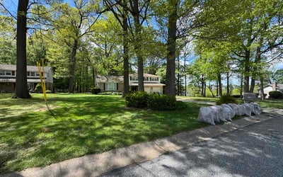 Photo of Richie M.'s yard after getting lawn care in Westwood, NJ