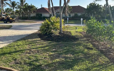 Photo of Steve T.'s yard after getting lawn care in Sanibel, FL